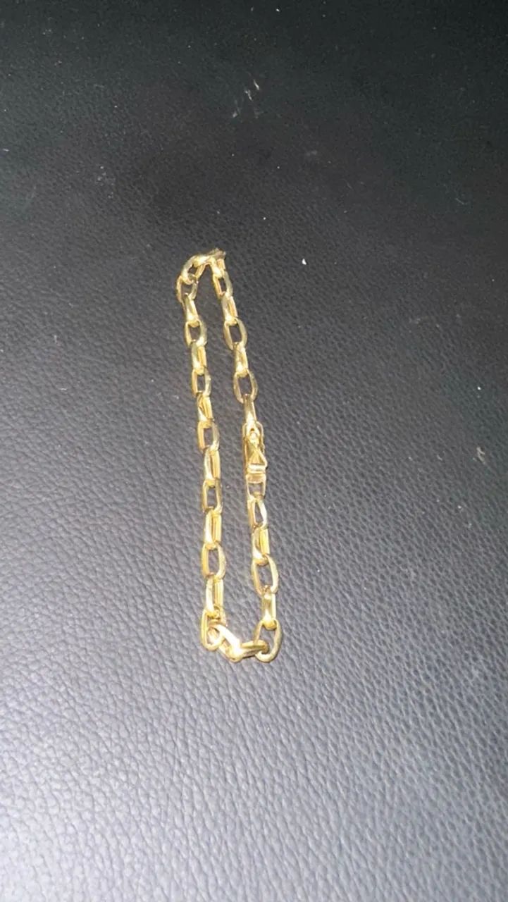 VENDO PULSEIRA DE OURO EM 18K OCA - 5,4g - Foto 3