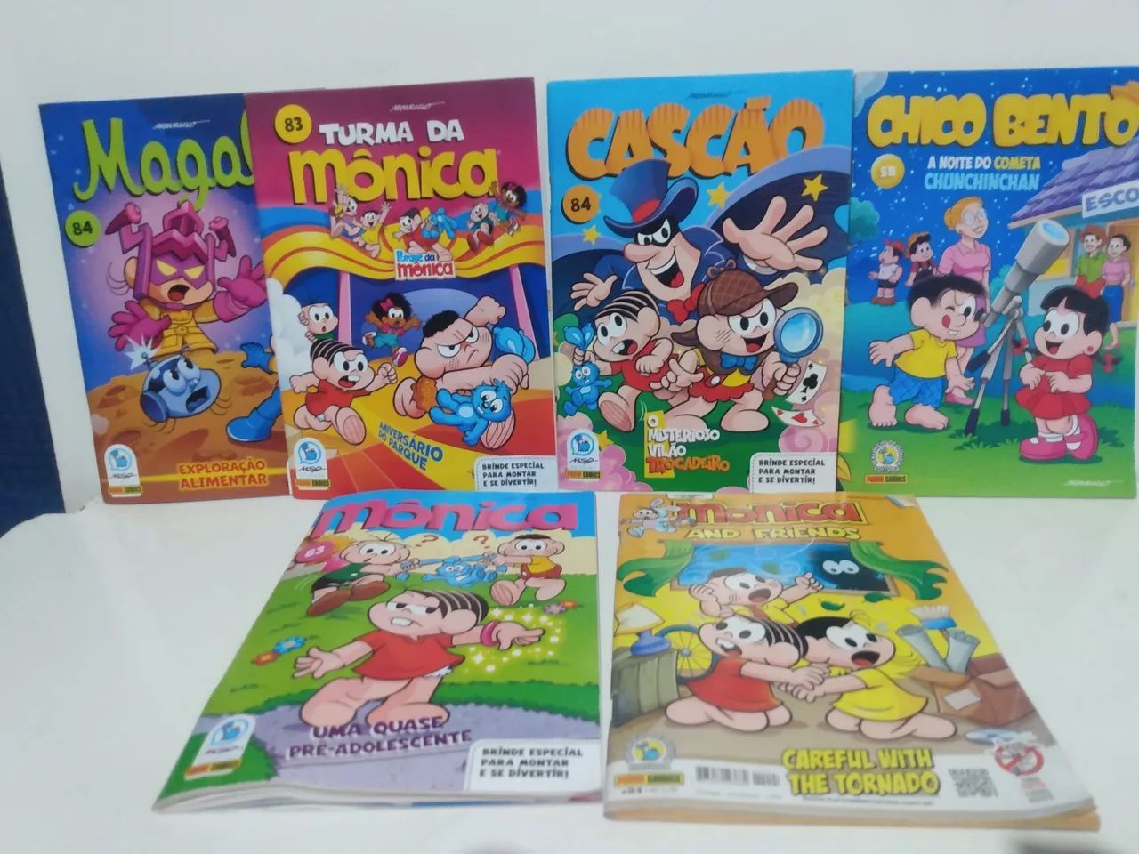 Revistas Turma da Mônica - 11 Gibis - Mônica Magali Cebolinha Cascão Chico Bento  - Foto 5