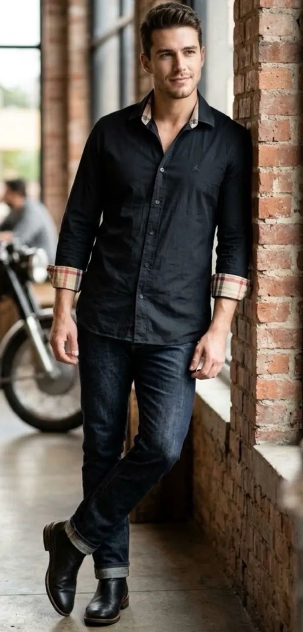 Camisa social BURBERRY (G)