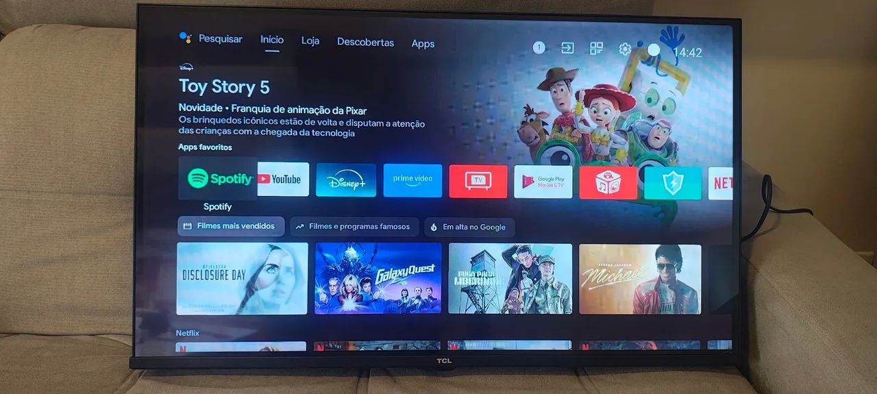 *TV  TCL 32" SMART COM WI-FI INTEGRADO* - Foto 2