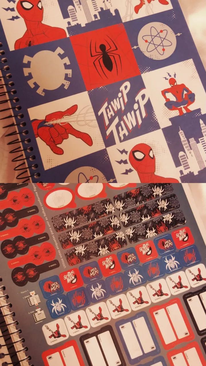 Caderno Homem Aranha 