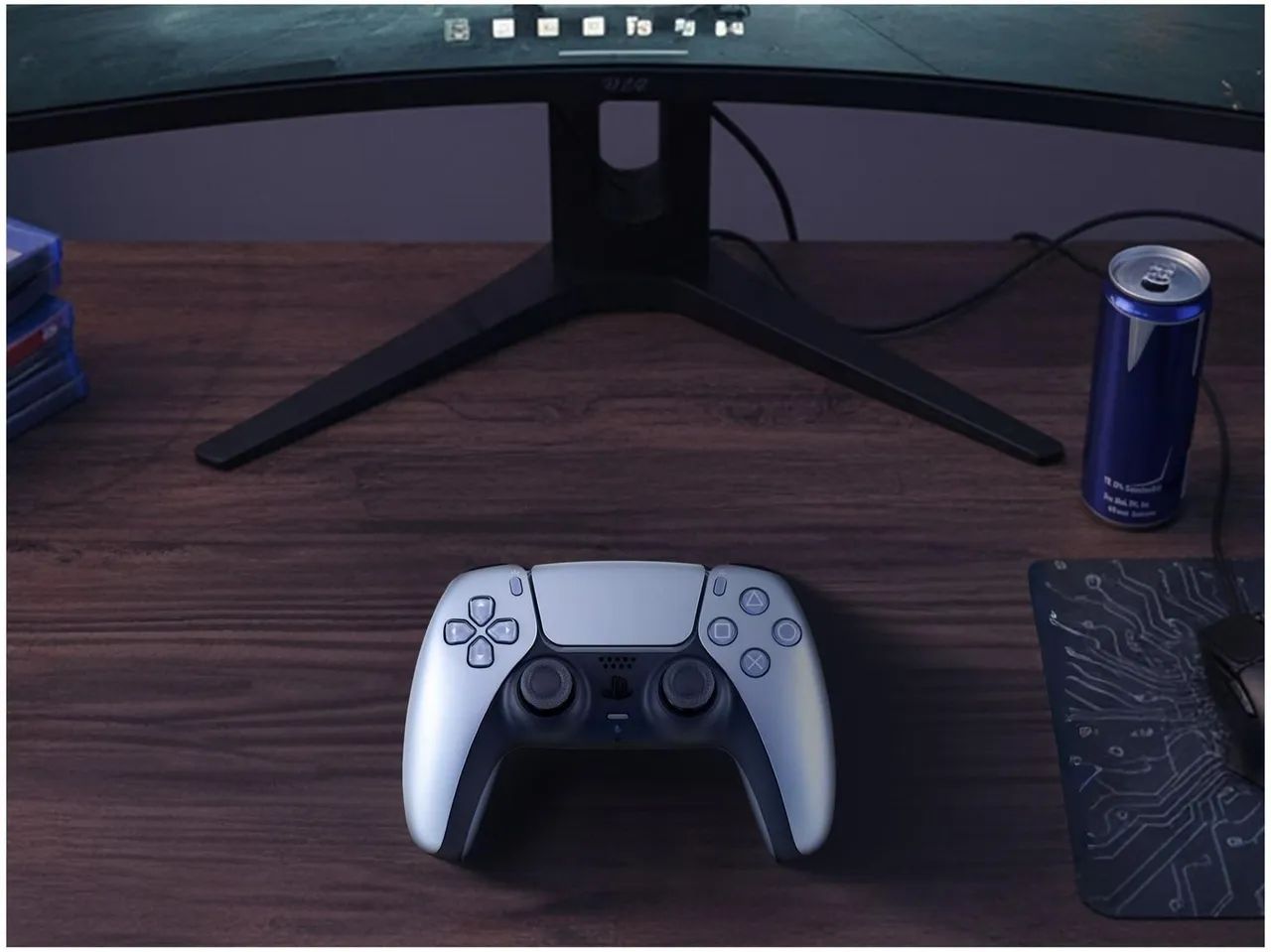 Controle PS5 cinza
