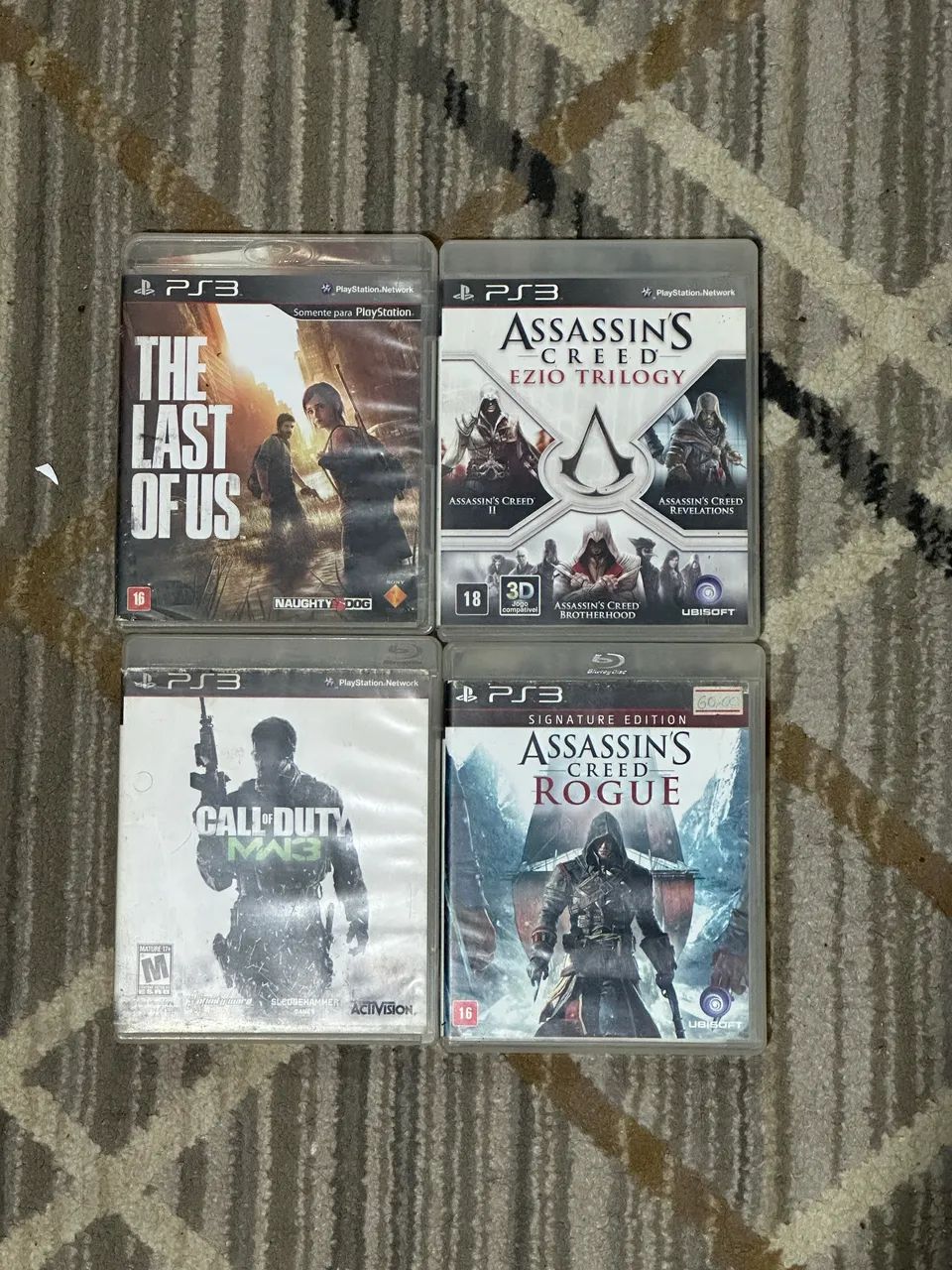 4 jogos Ps3