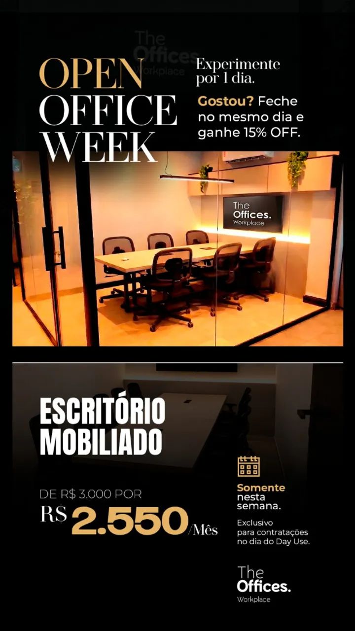 Escritório Mobiliado Alto Padrão  - Foto 4