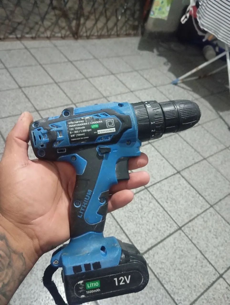 Parafusadeira profissional Max pro 12v 