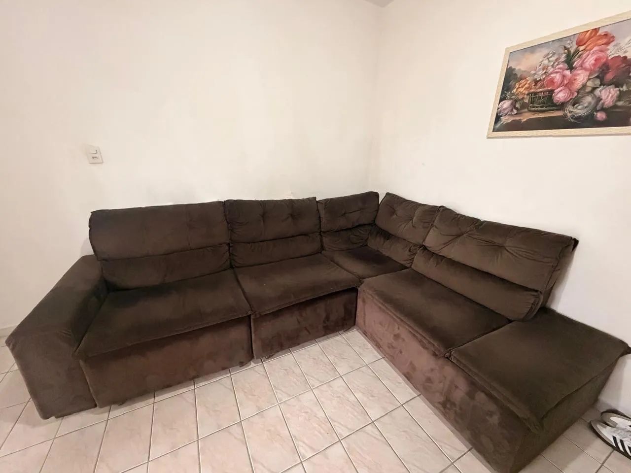 Sofá retrátil semi novo  - Foto 2