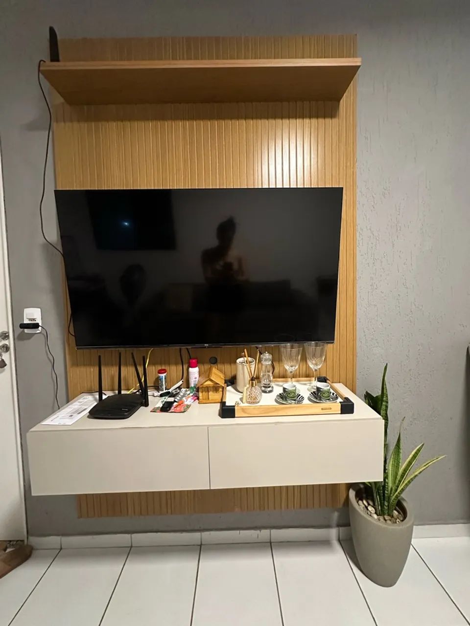 Painel de tv ripado