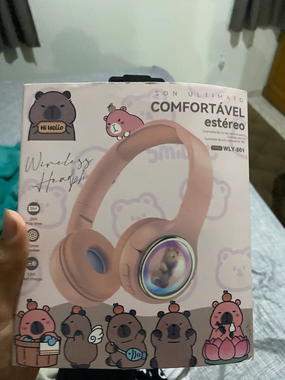 Fone infaltil de capivara 