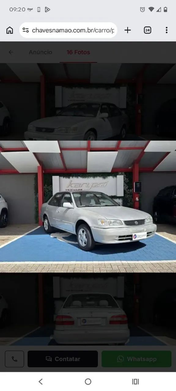 Toyota Corolla XEI 1.8/1.8 Flex 16V Mec. 2000