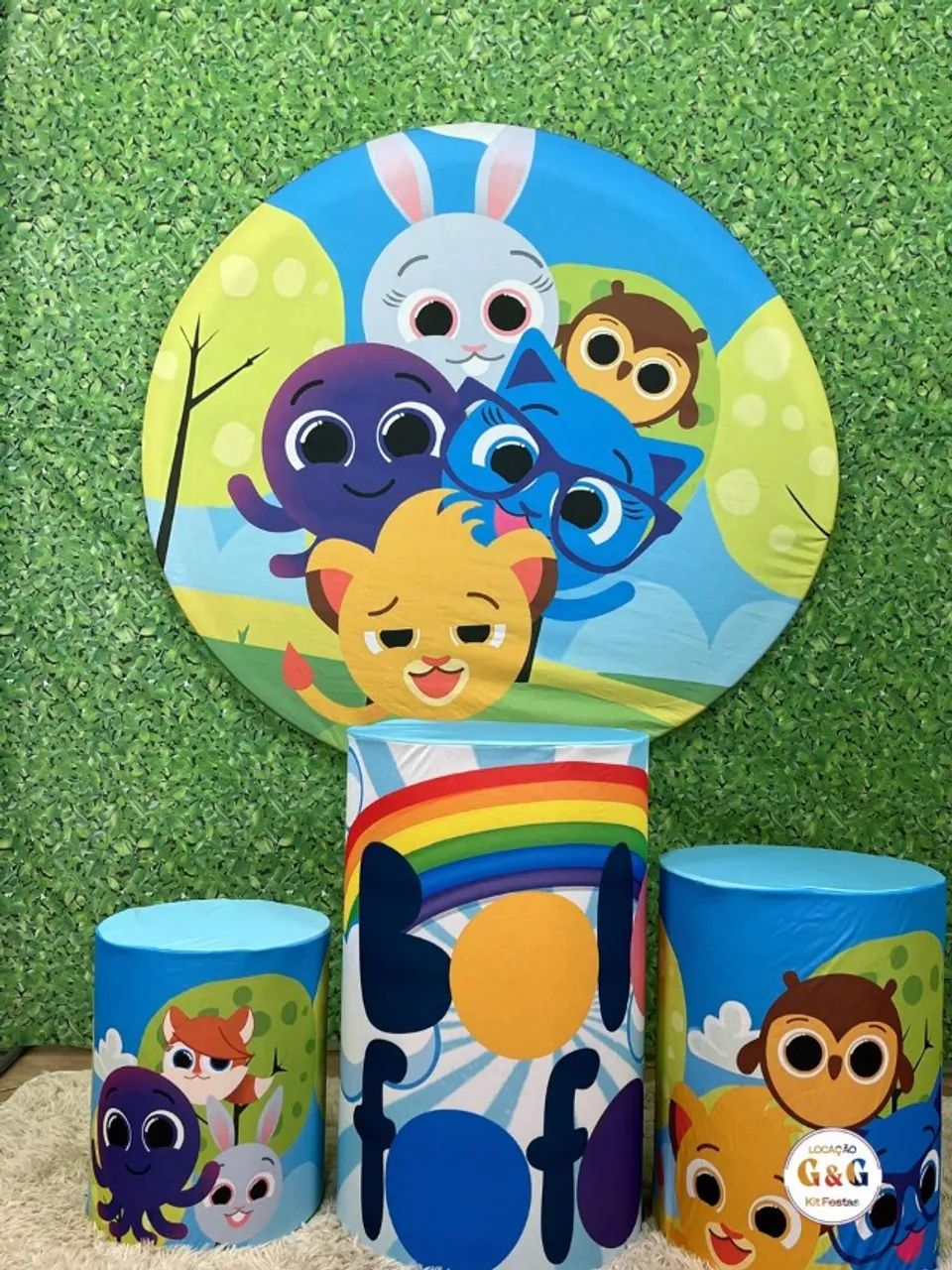 Capas para Cilindros e Arcos de Decoração Infantil - Foto 3