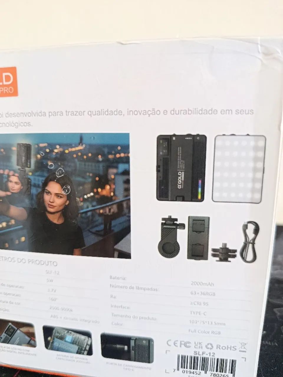 LED RGB RECARREGÁVEL COM SUPORTE PARA CELULAR  / MEGA PROMOÇÃO  - Foto 2