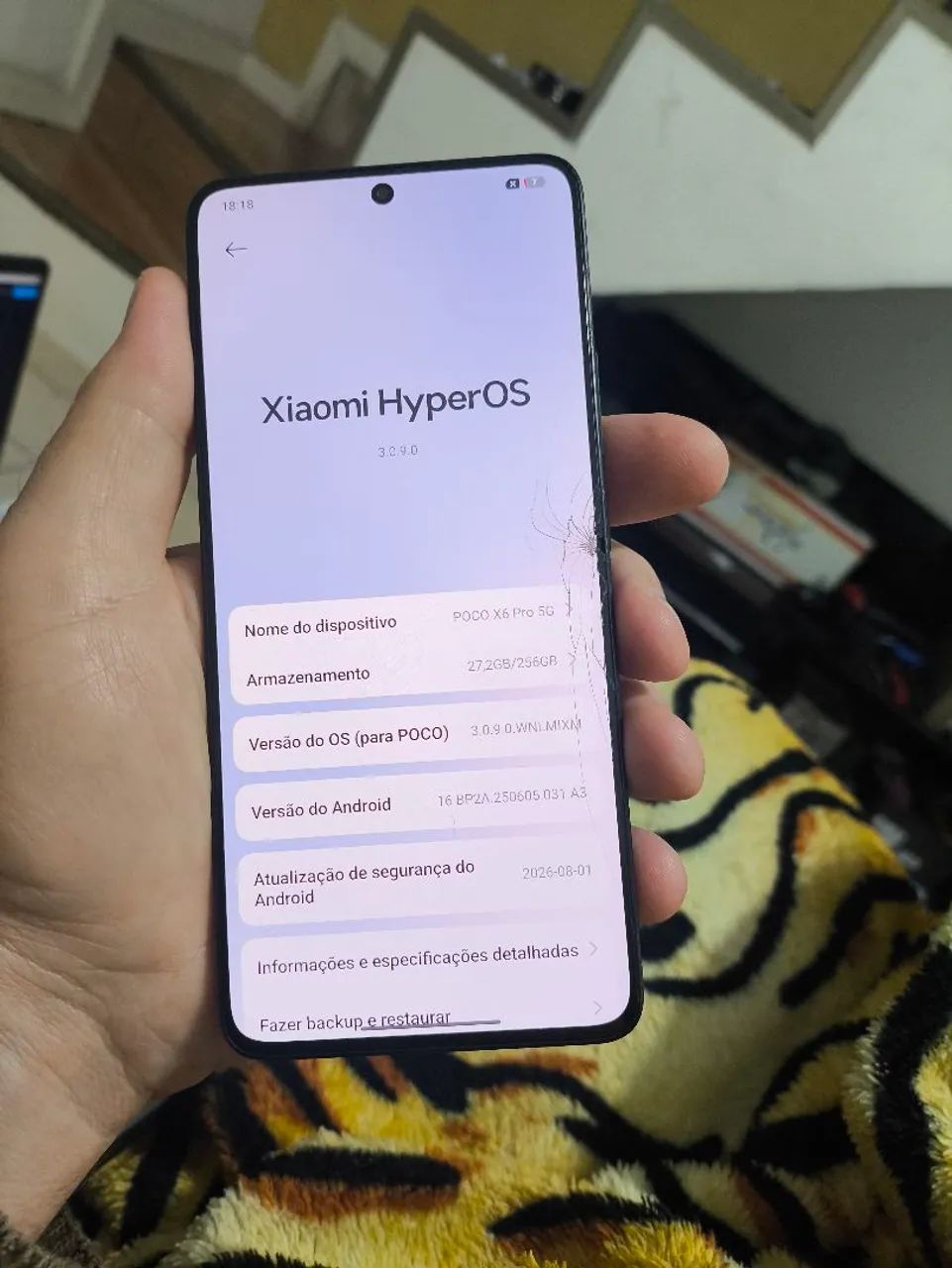 Celular POCO X6 Pró - Usado - Tela/Vidro com detalhe - Foto 2