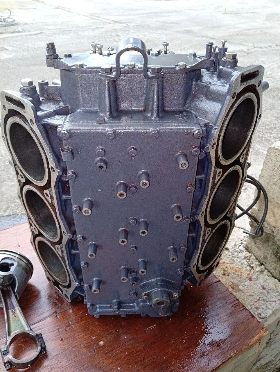Yamaha200 Hp 2 tempo bloco do motor  - Foto 3