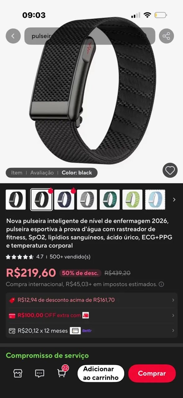 Relógio SmartWatch 