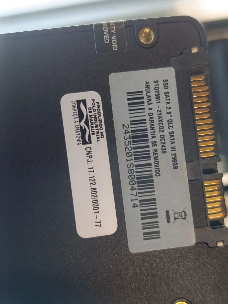 SSD hikvision 256gb ( defeito ) - Foto 2