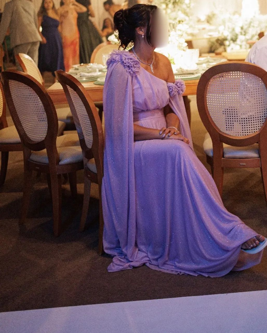 Vestido de festa Lilás  - Foto 3