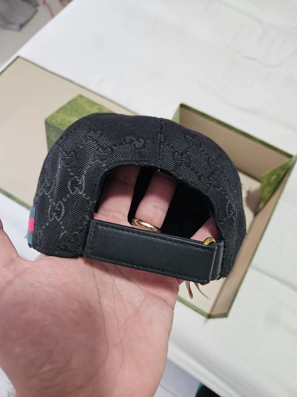 BONÉ GUCCI GG SUPREME ORIGINAL - ESTADO IMPECÁVEL. - Foto 3