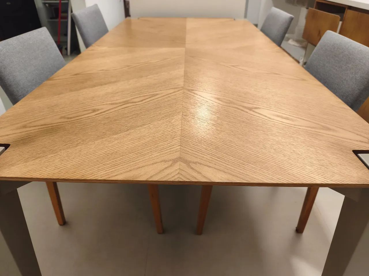 Mesa de Jantar Sier em Lâmina Natural - Foto 4