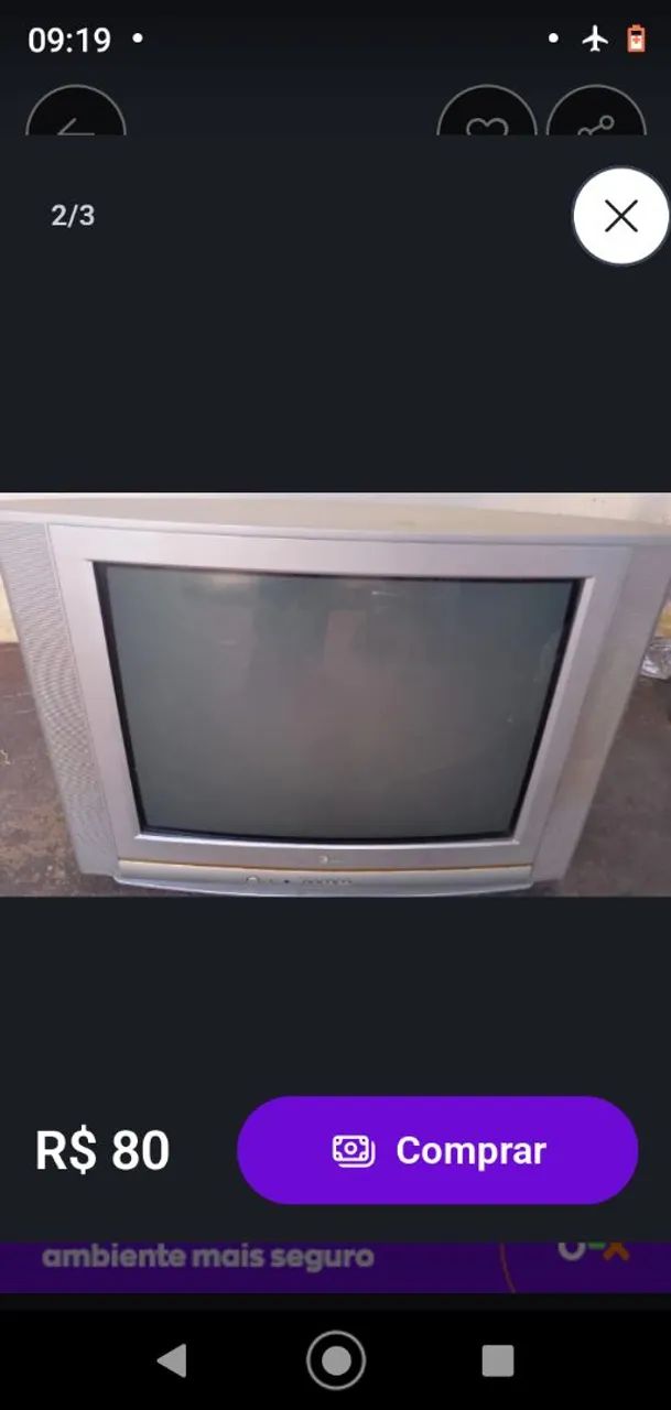 Tv de tubo lg 29 polegadas obs não entrego  - Foto 2