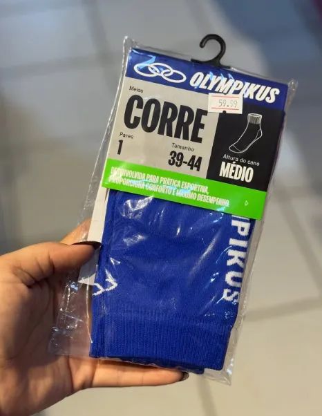 meias de corrida Olympikus CORRE!