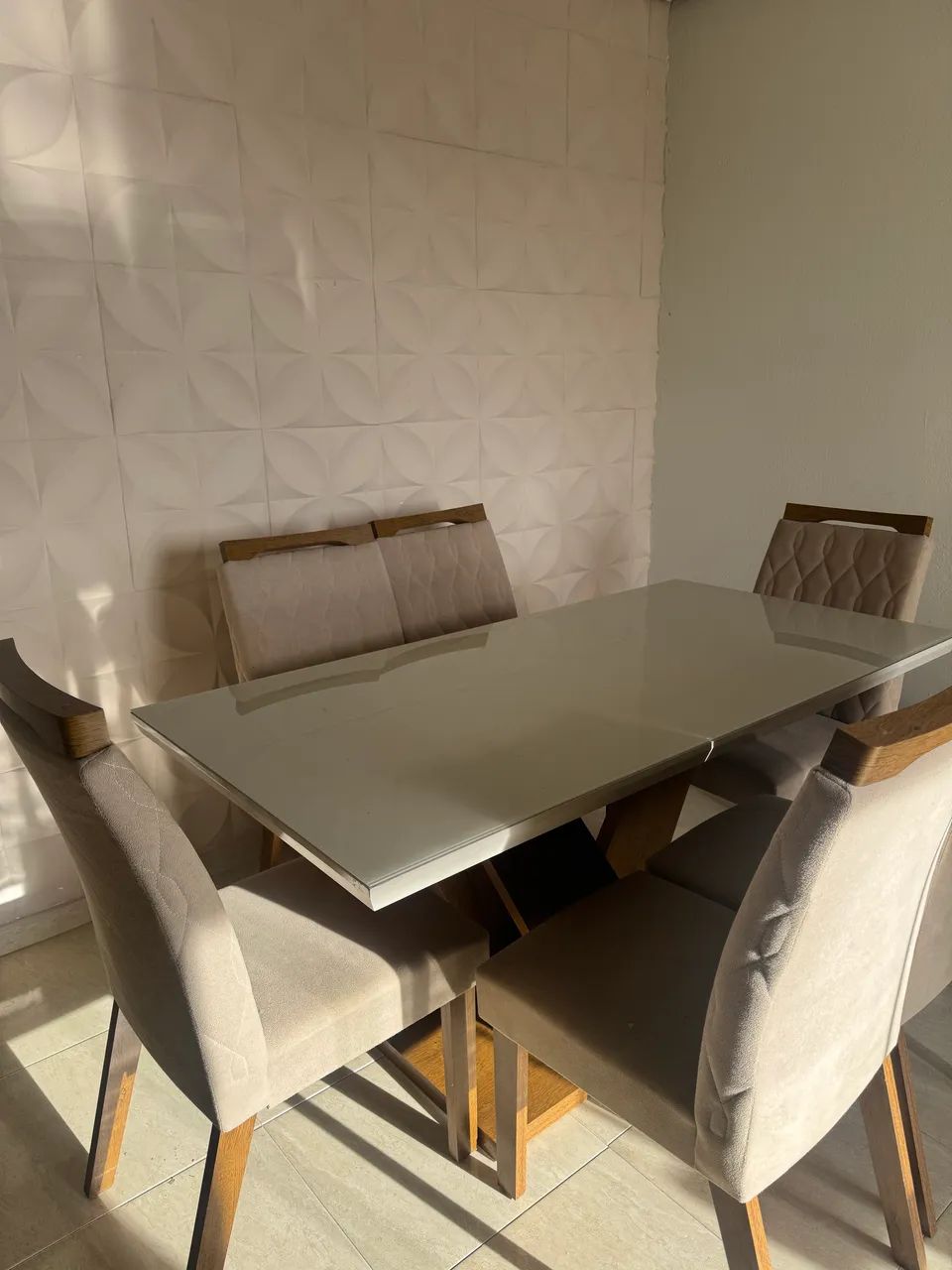 Conjunto com 6 cadeiras para mesa de jantar - Foto 2