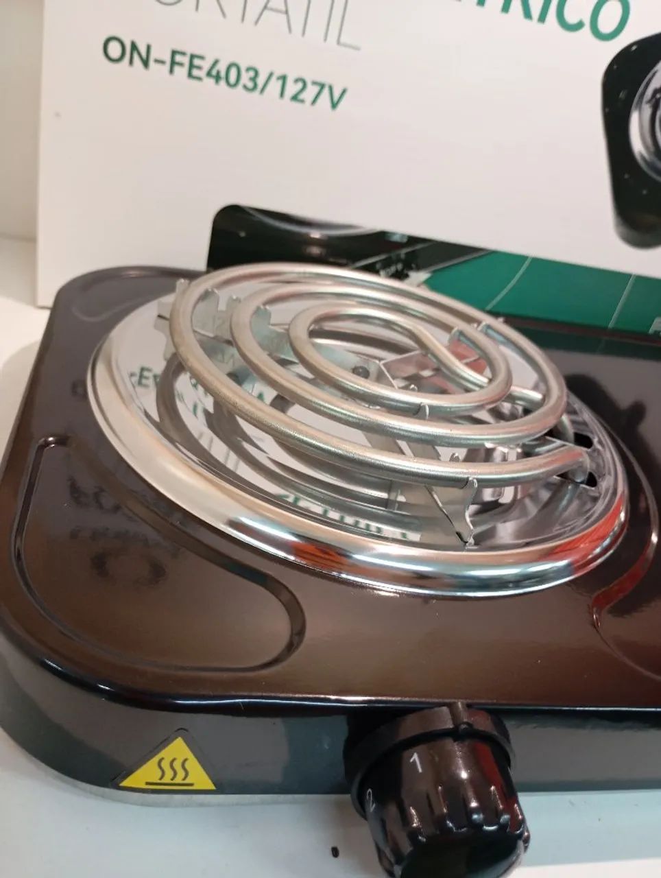 FOGÃO ELÉTRICO PORTÁTIL ONISTEK 2 BOCAS 127V - PRATICIDADE E POTÊNCIA PARA SUA COZINHA!  - Foto 3