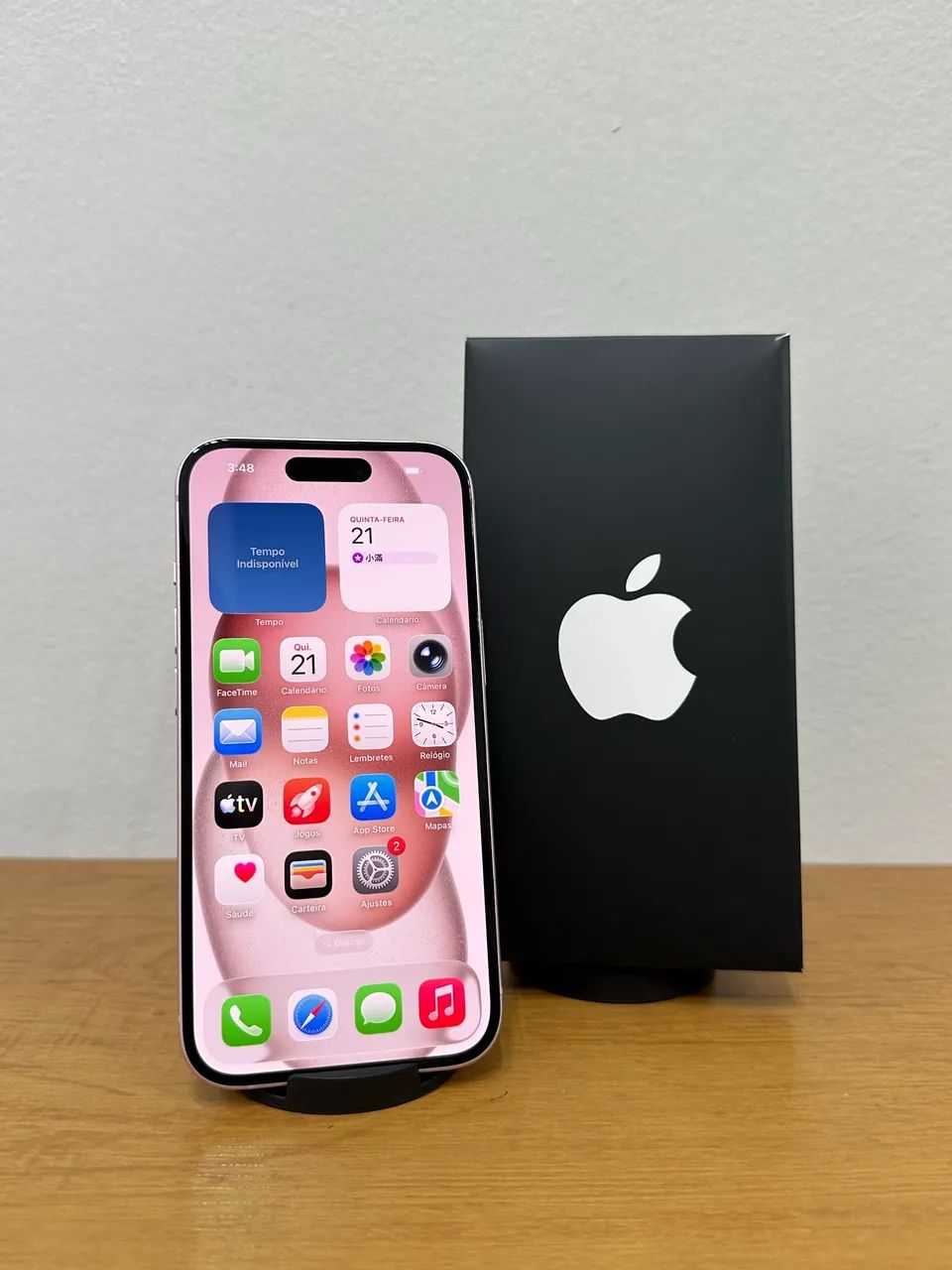 iPhone 15 128gb rosa semi novo em excelente estado!! - Foto 3