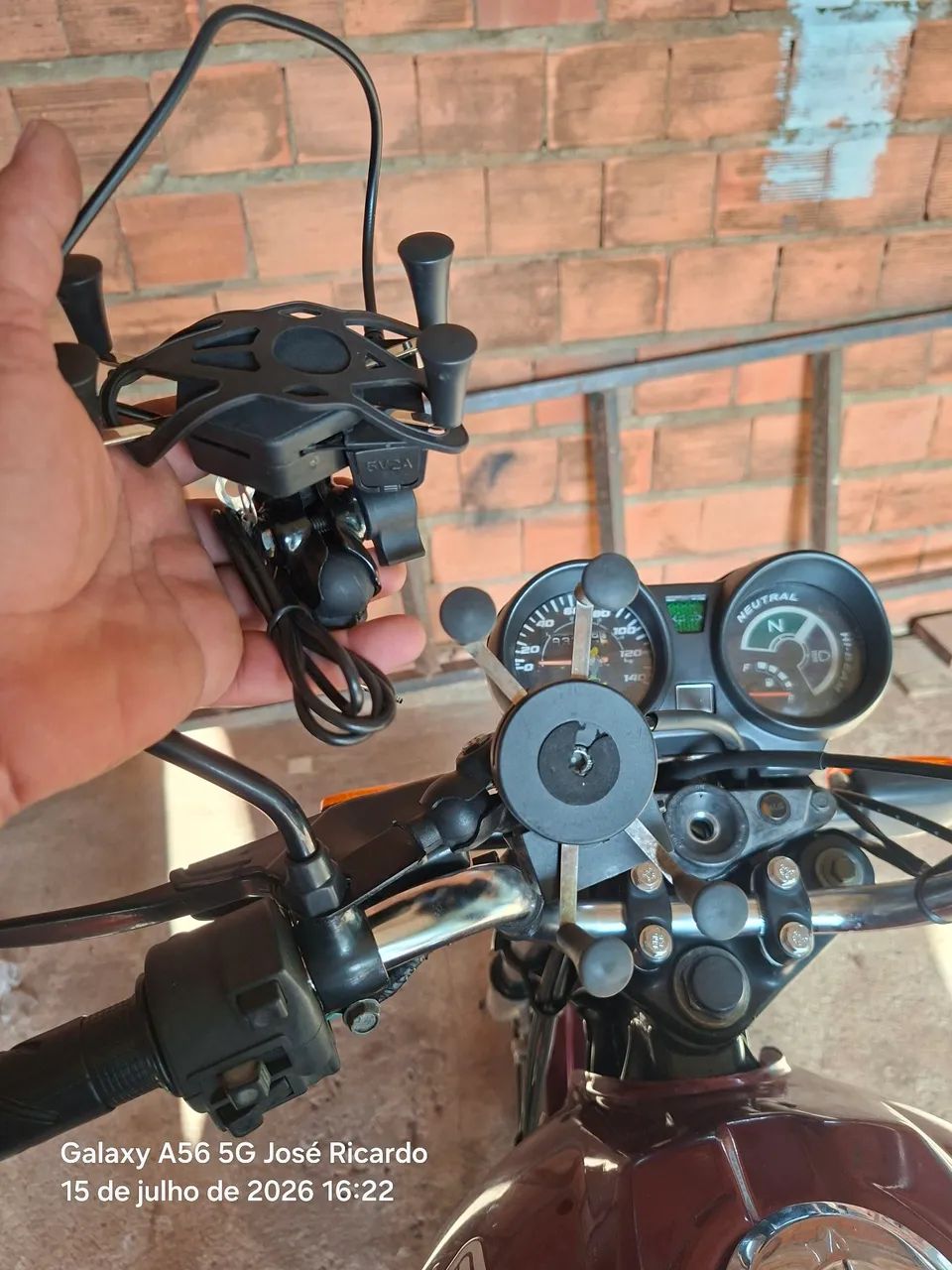 Suporte de celular para moto - Foto 2