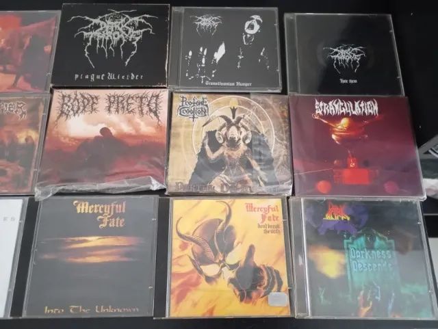 CDS METAL DIVERSOS - DEATH BLACK THRASH a partir de R$20 - CDs