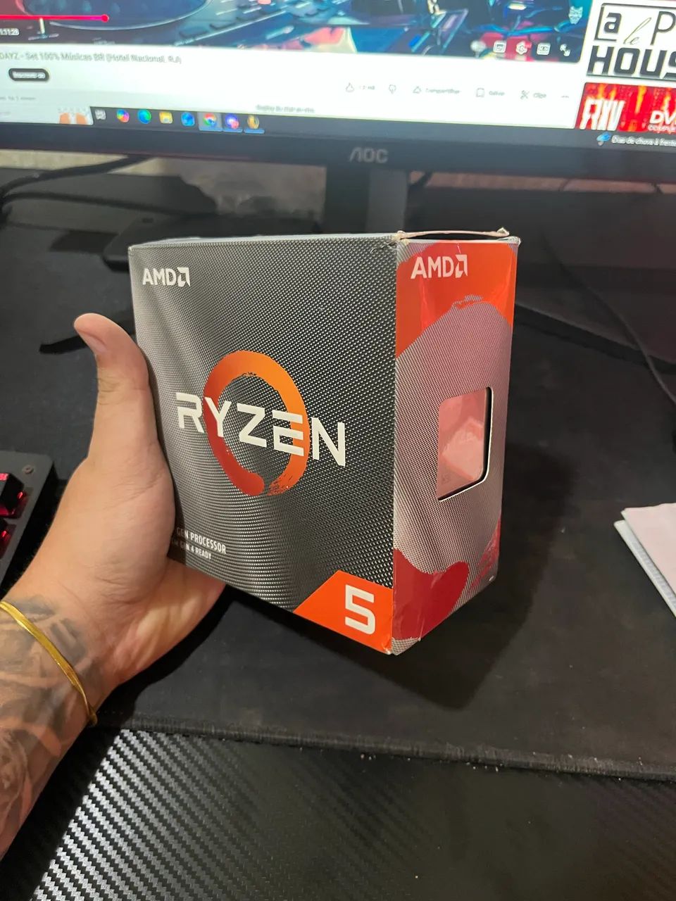 Processador Ryzen 5 3600 na caixa original - Foto 2
