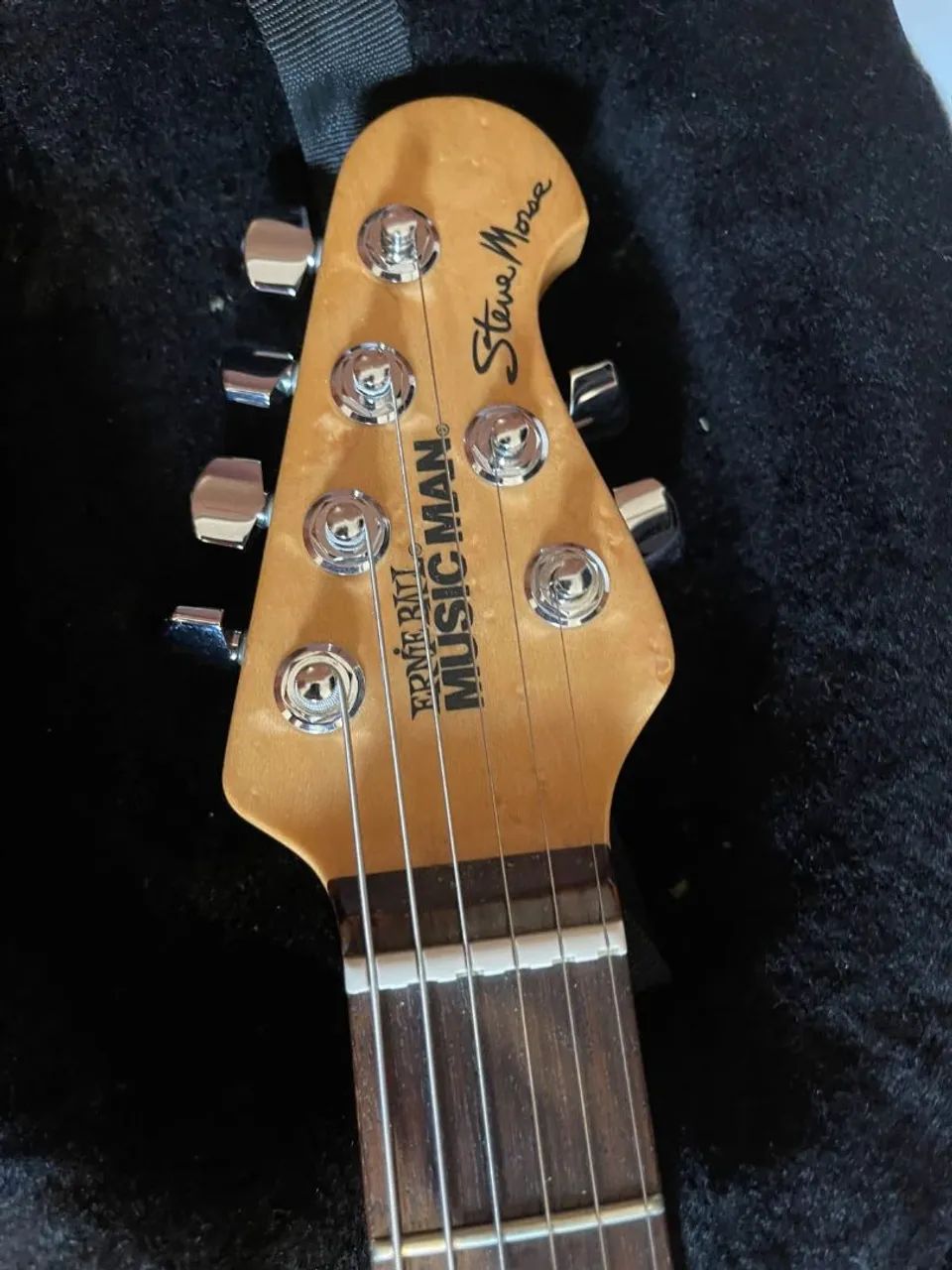 Guitarra Musicman Steve Morse Blue - Instrumentos musicais - Asa