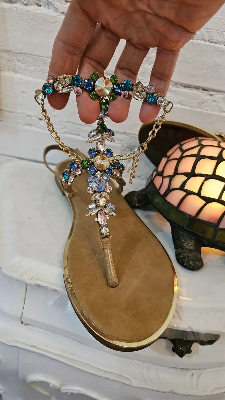 Sandalia 39 strass - Foto 3