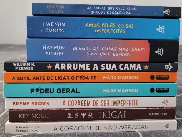 Pack 9 livros auto ajuda