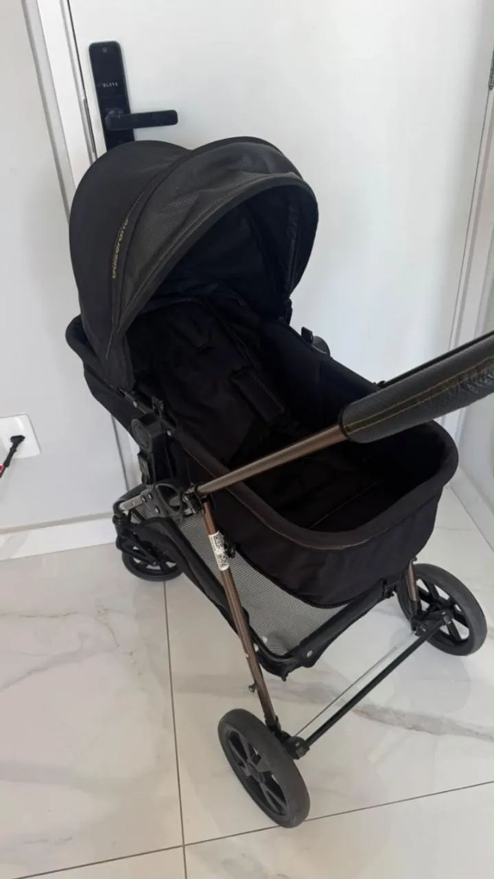 Carrinho de bebê com moises ótimo estado - Foto 3