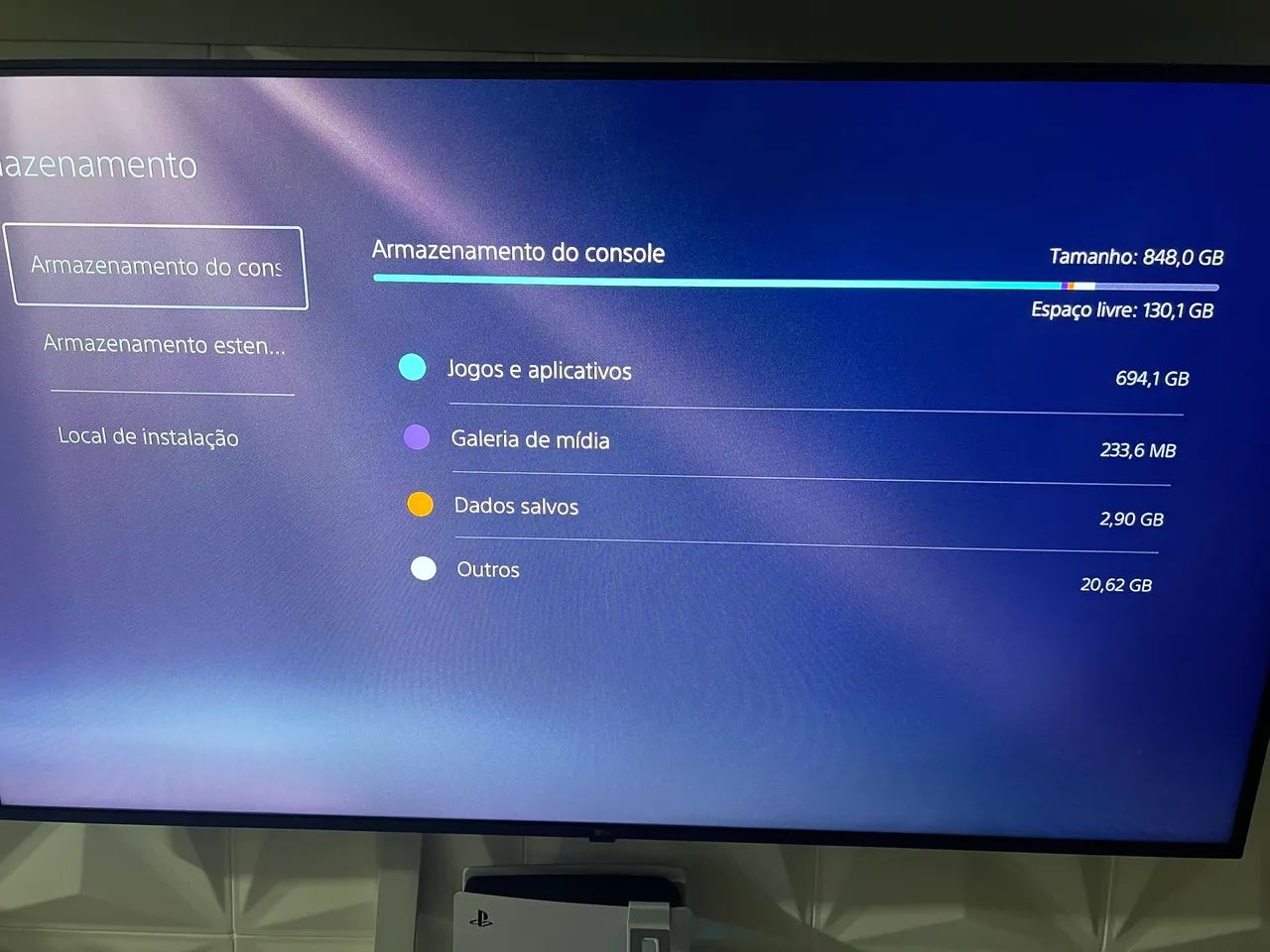 Ps5 Sony de 1 Terá byte - Foto 4