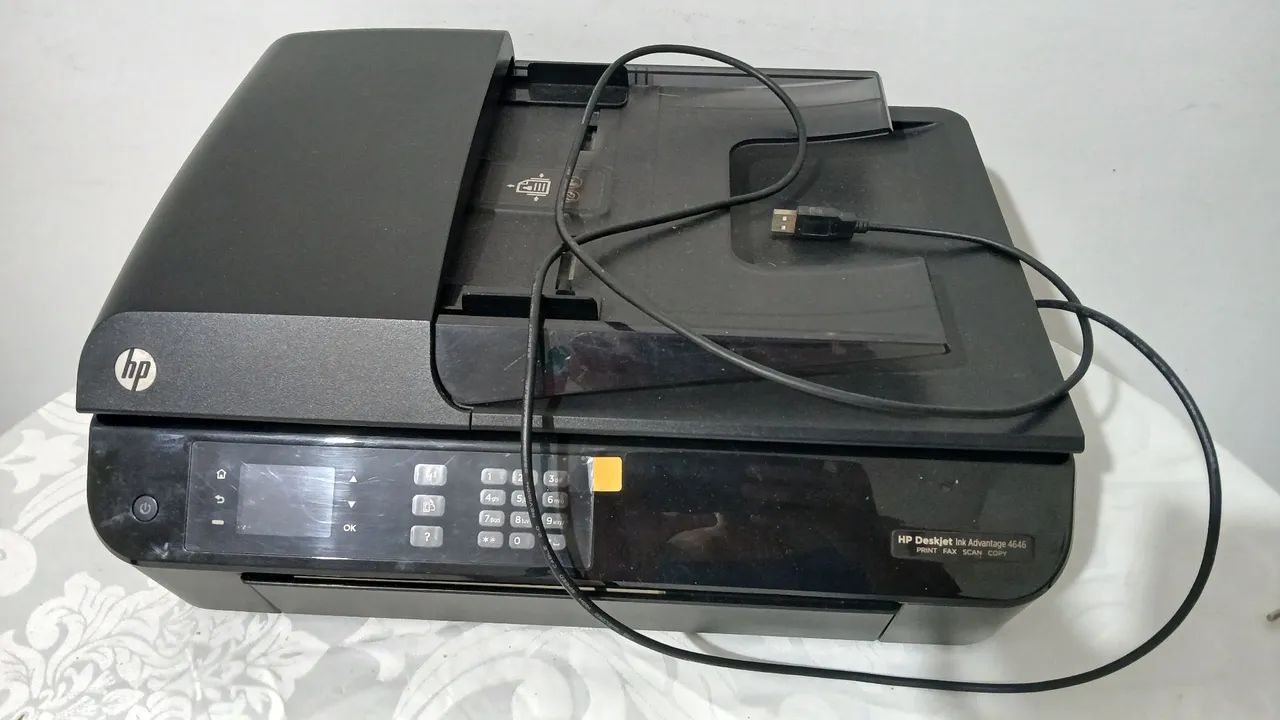 Impressora HP Deskjet ink advantage 4646 com defeito