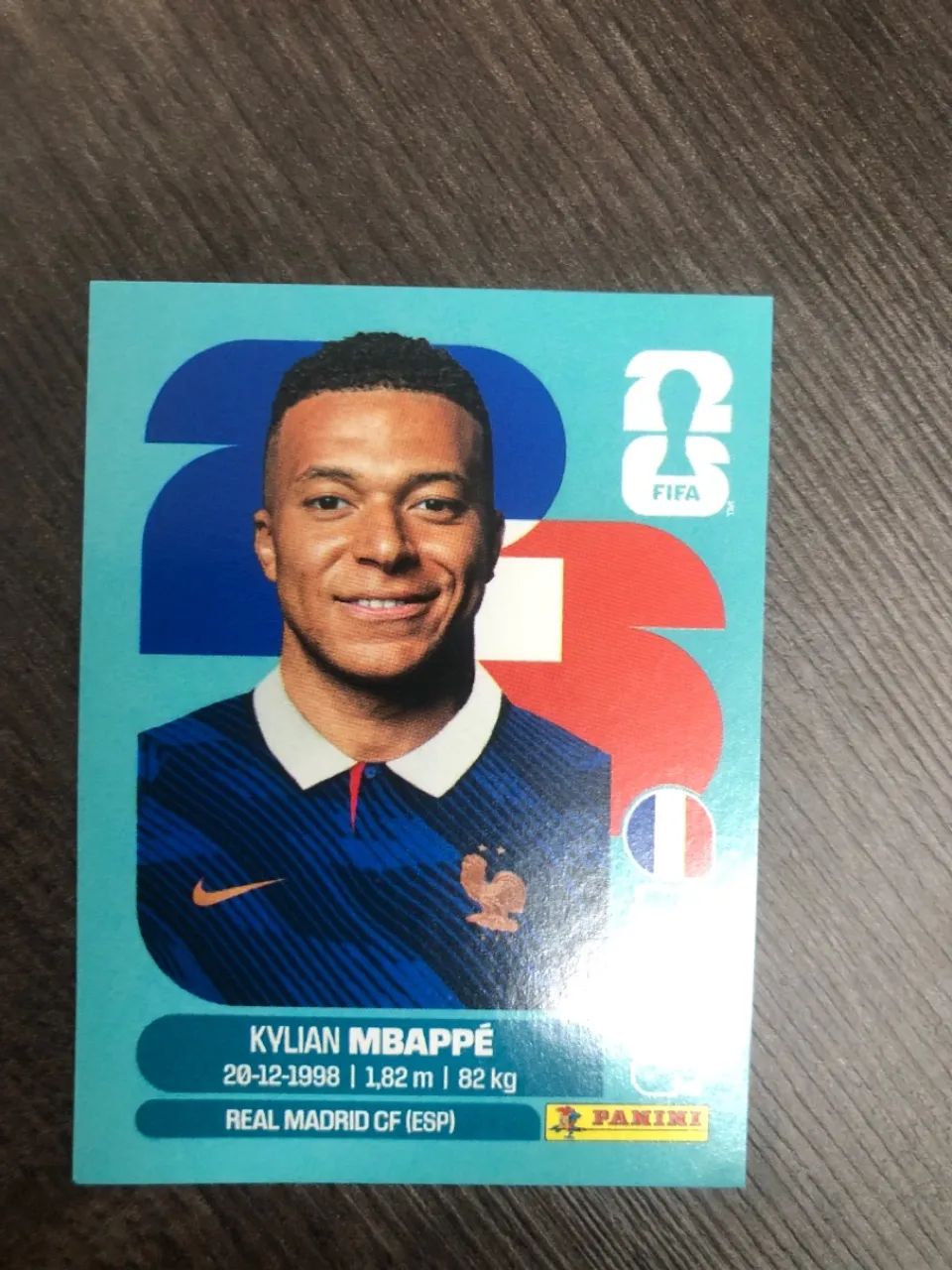 Figurinha da copa kylian mbappe 