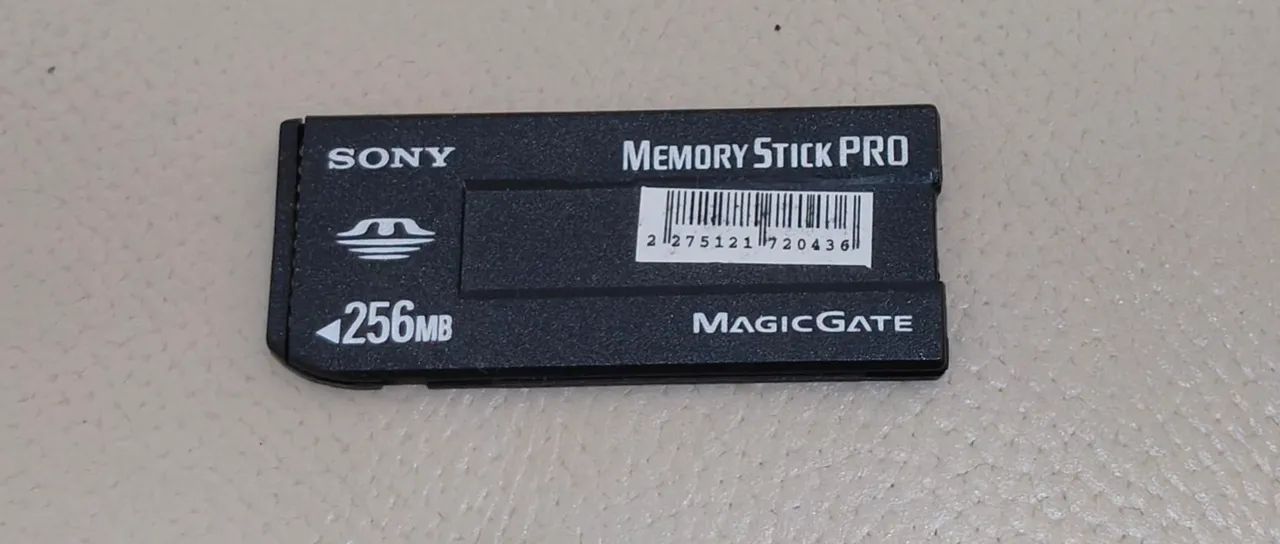 Câmera sony Memory Stick Pro  256MB