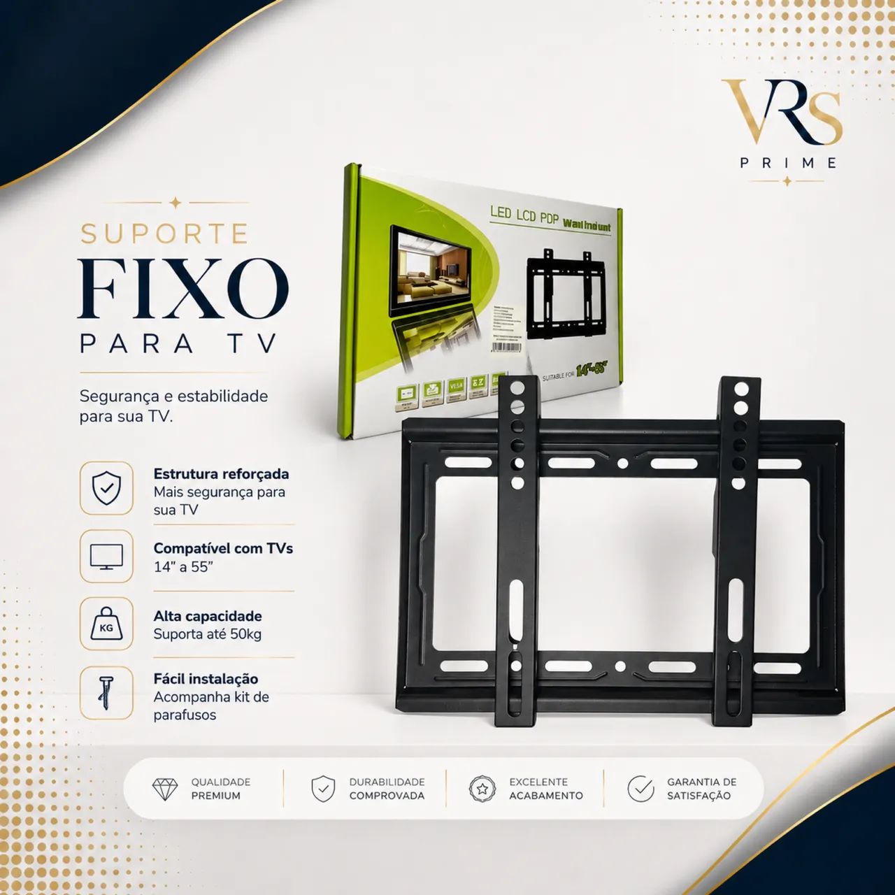Suporte fixo para TV 