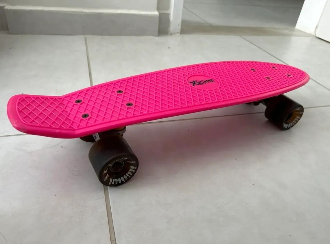 Skate X-seven Rosa - Disponível para retirada 