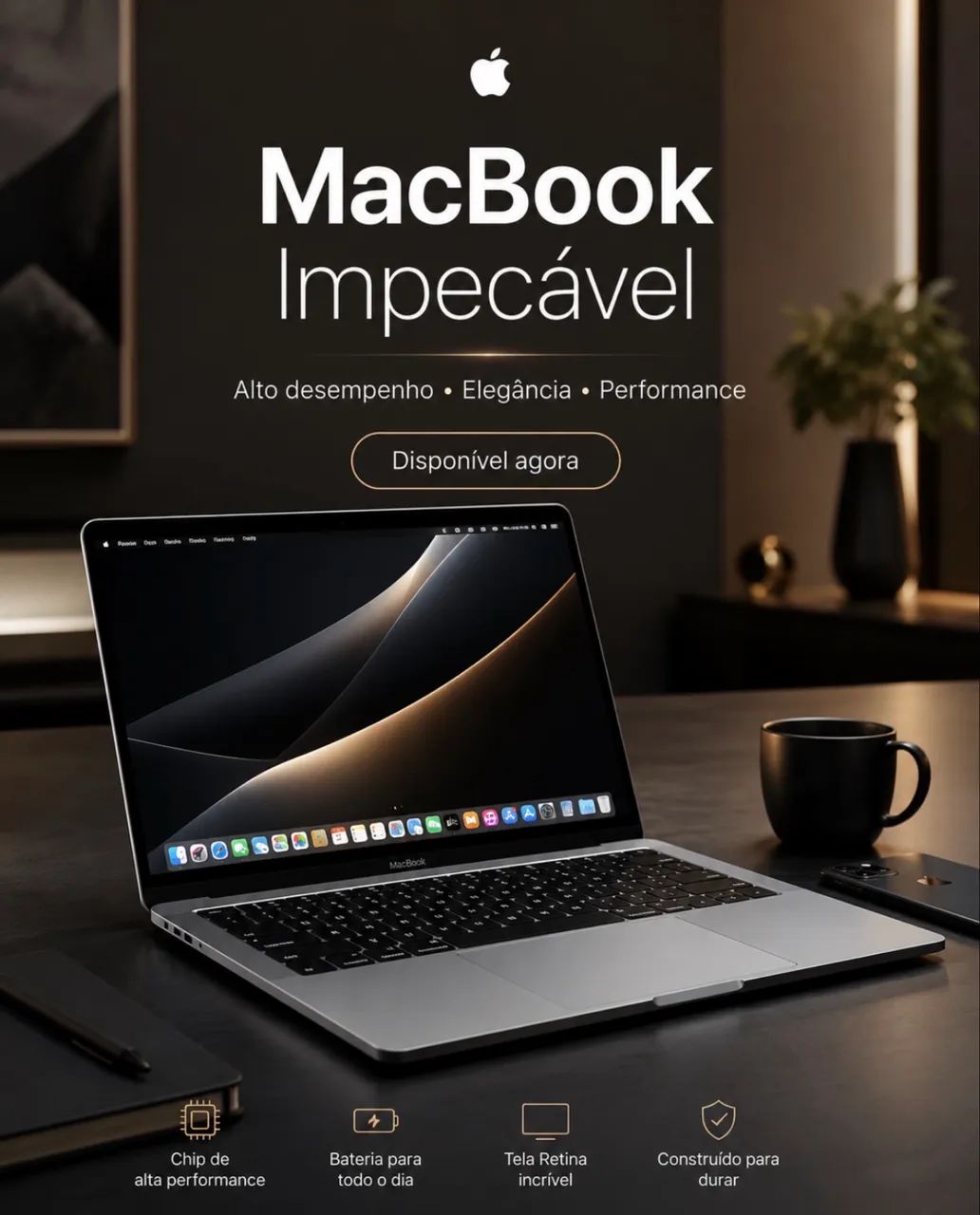 MacBook Pro 2020 Semi Novo Impecável Muito Conservado - Notebooks