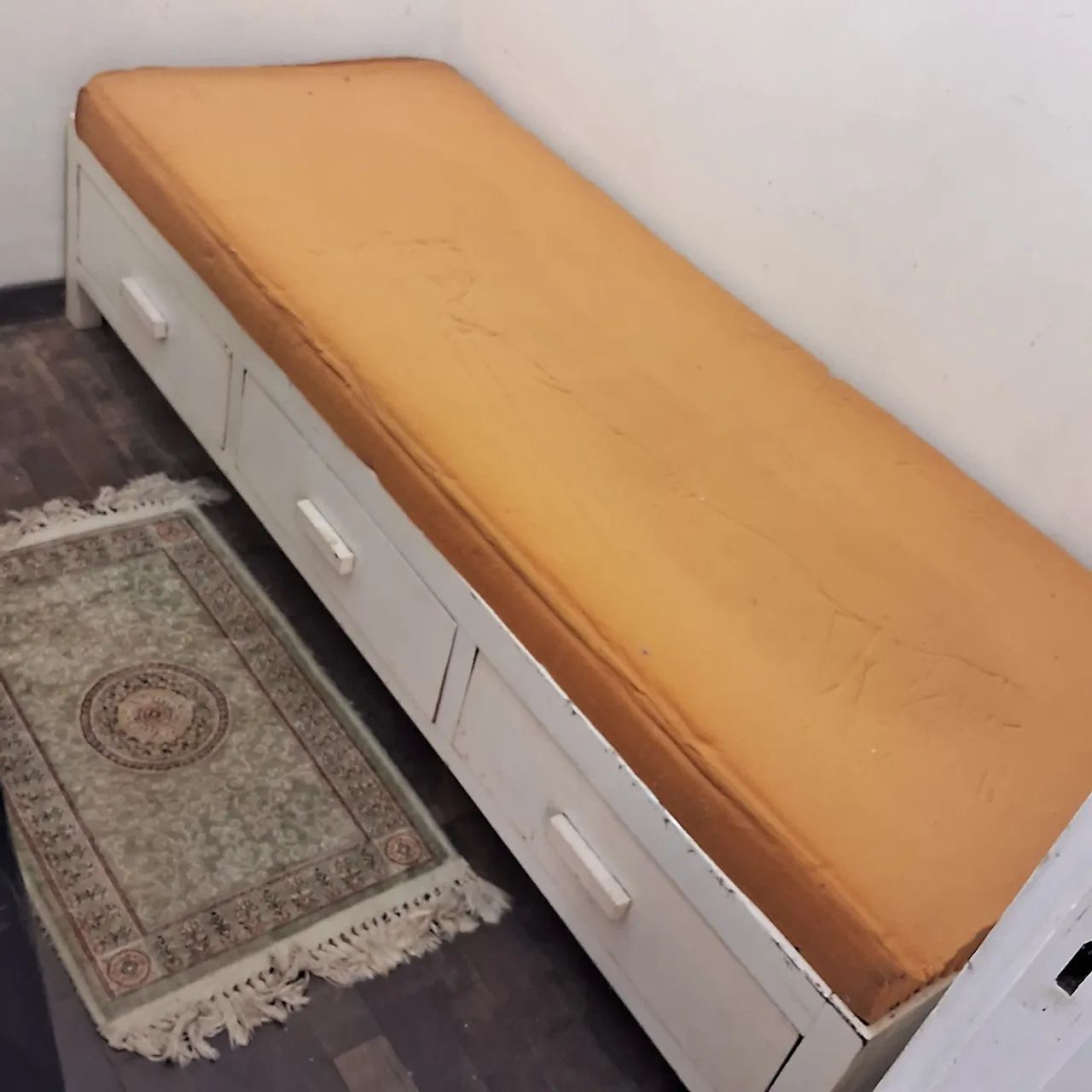 Cama solteiro madeira maciça com 3 gavetas - Foto 2