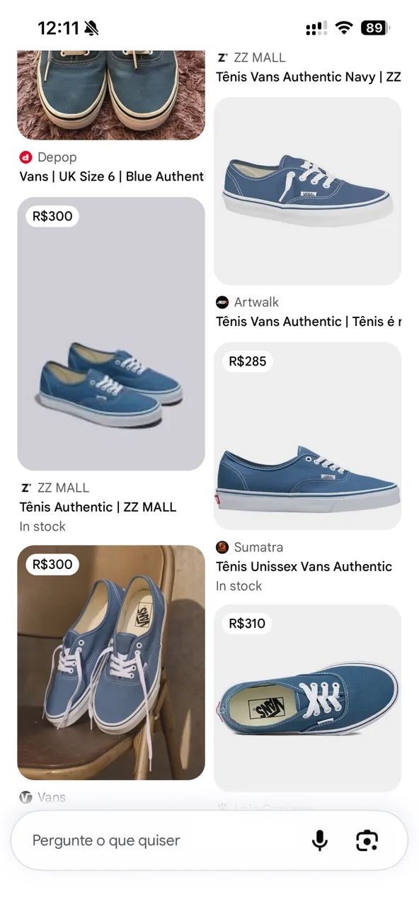 Vans Authentic azul original - Foto 2