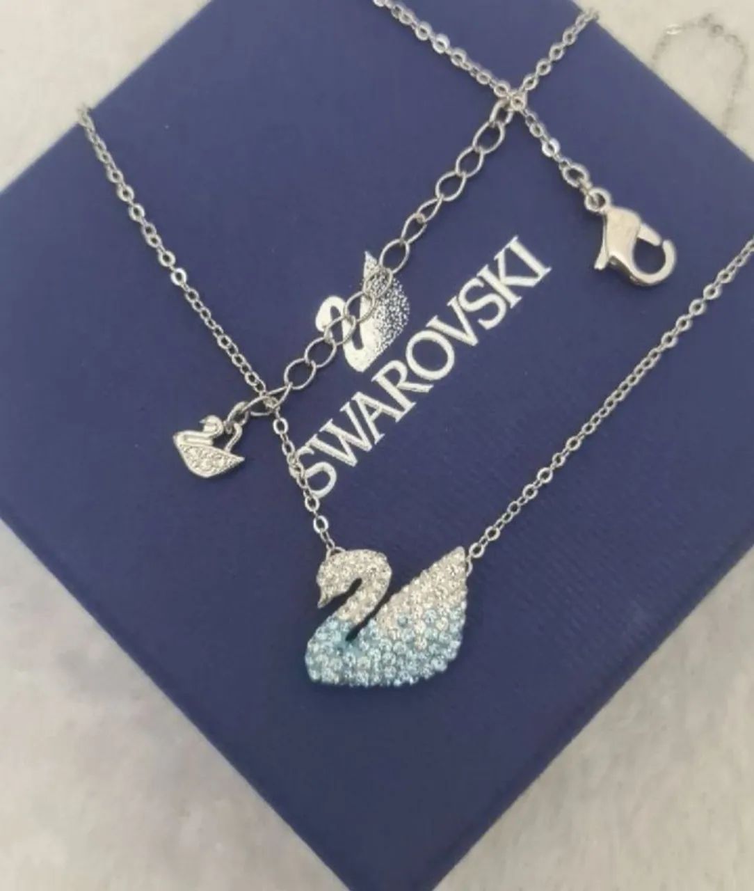 Colar cisne swarovski  - Foto 3