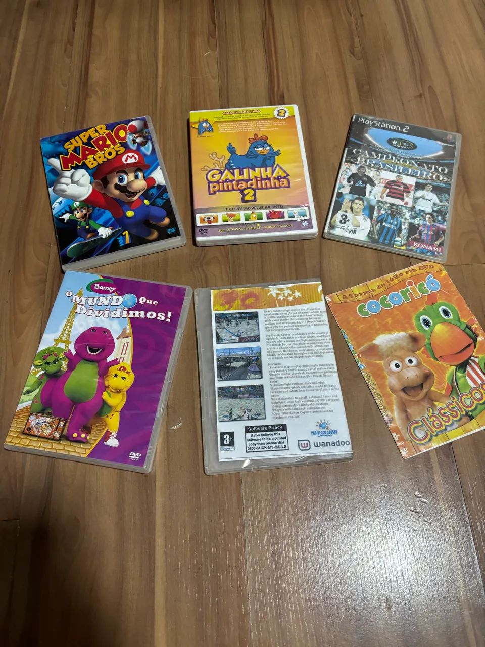 Jogos e DVds antigos
