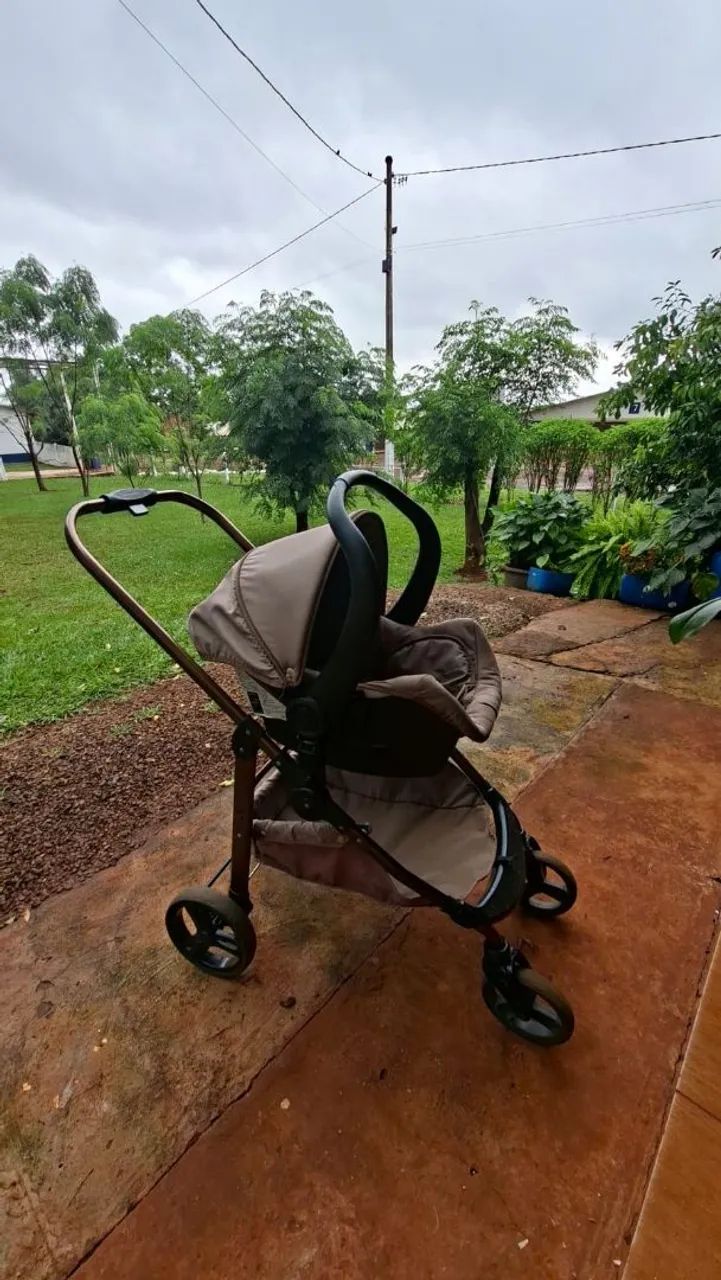 Carrinho de bebê moises com bebê conforto  - Foto 4