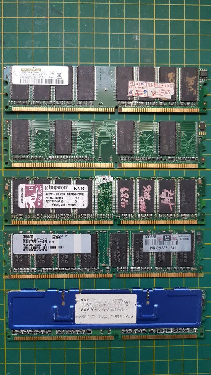Memórias RAM diversas SDRAM DIMM DDR1 - Foto 2