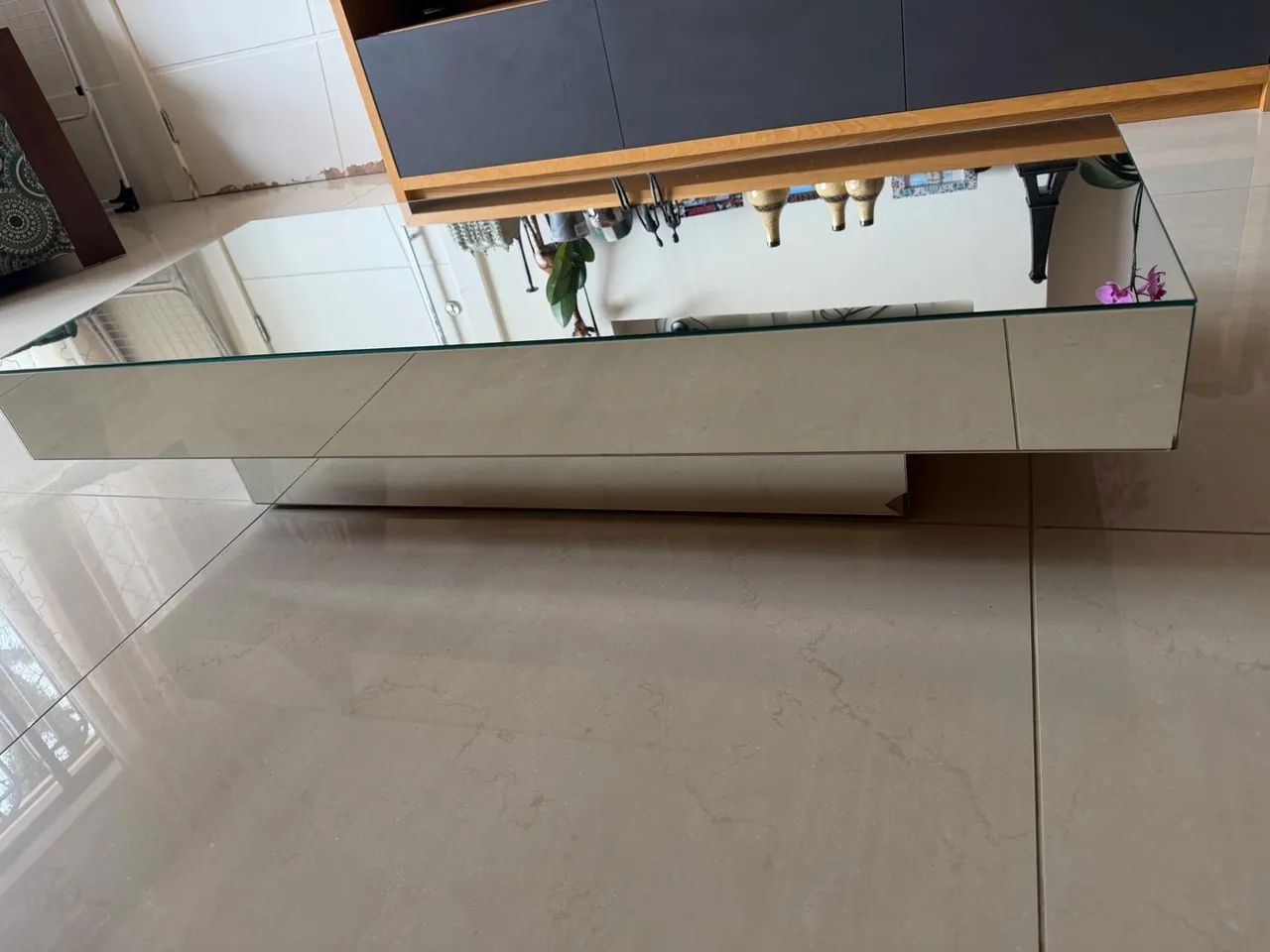 Mesa de centro espelhada retangular - Foto 2