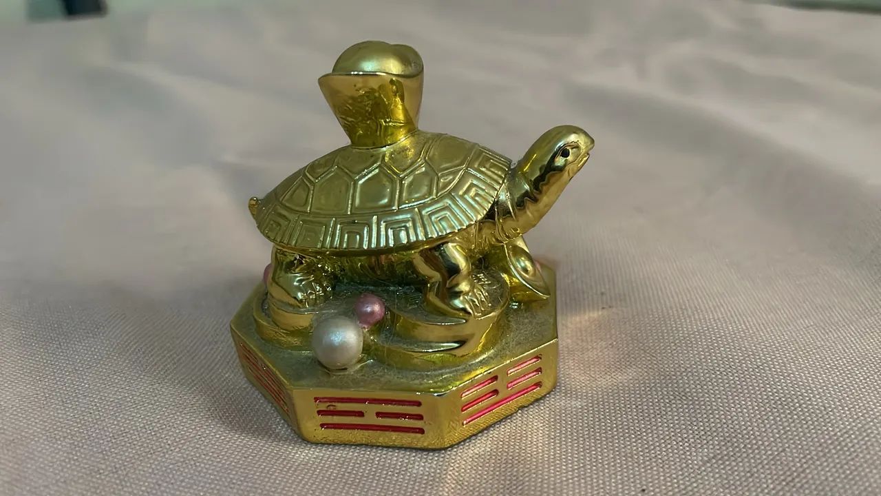 Amuleto tradicional chinês de tartaruga 