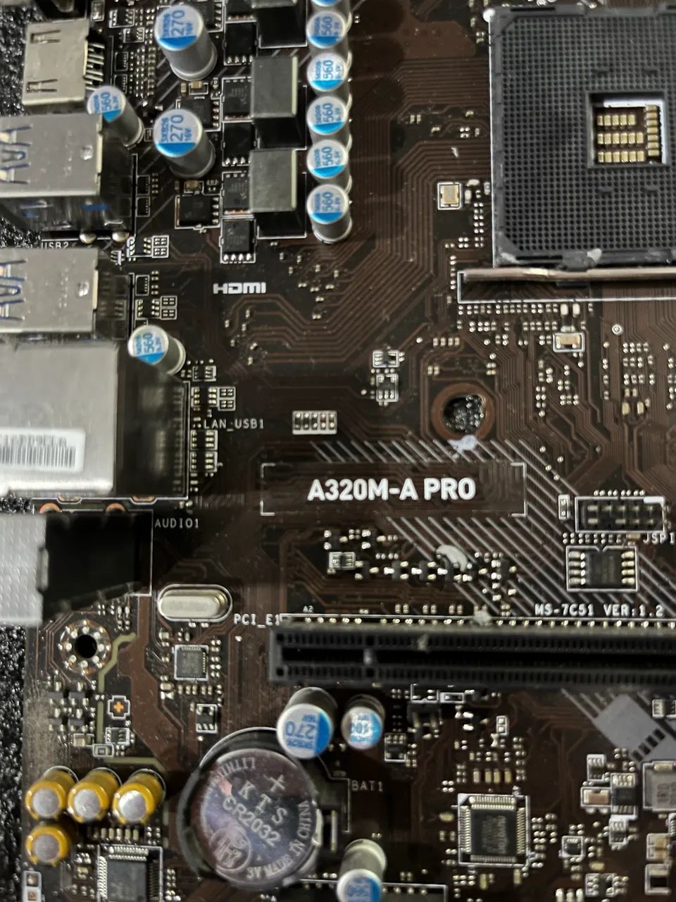 placa mãe A320-A Pro MSI - Foto 4
